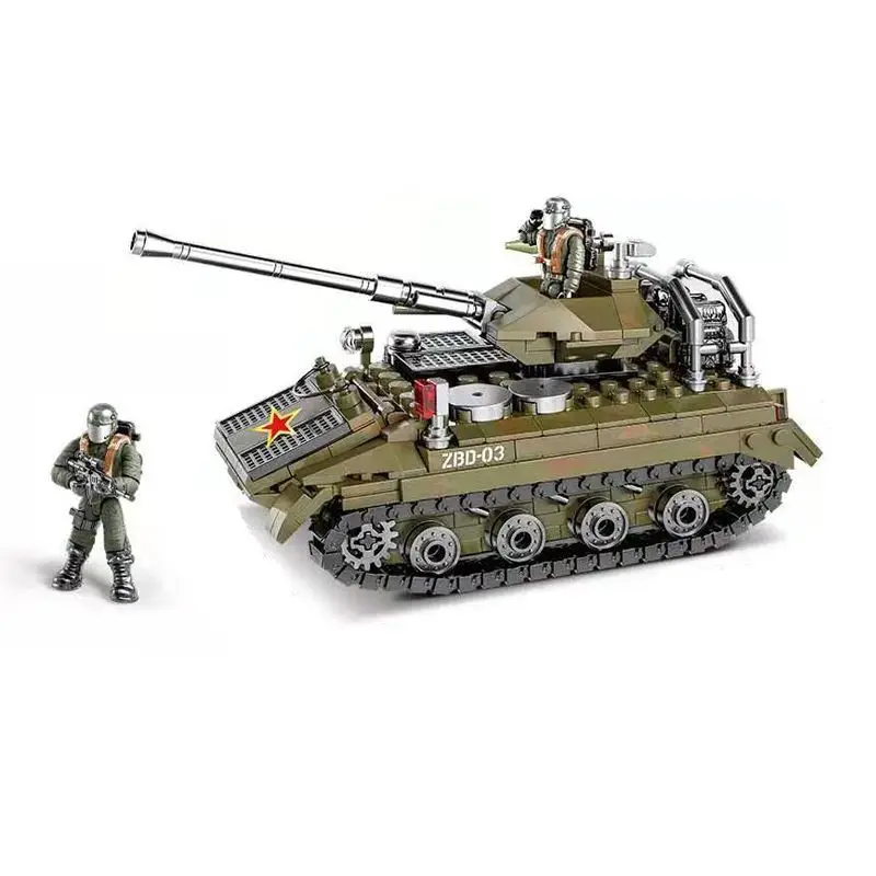 

Modern Chian Military Series 03 Airborne Tank Building Blocks Model Army Armored Infantry Fighting Vehicle Sets Bricks Boys Toys