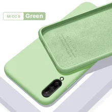 Skin-friendly Case For Xiaomi Mi A3 Liquid Silicone Cases For Xiaomi Mi A3 Slim Soft TPU Microfiber Cover Xiaomi MiA3 Lite MiCC9