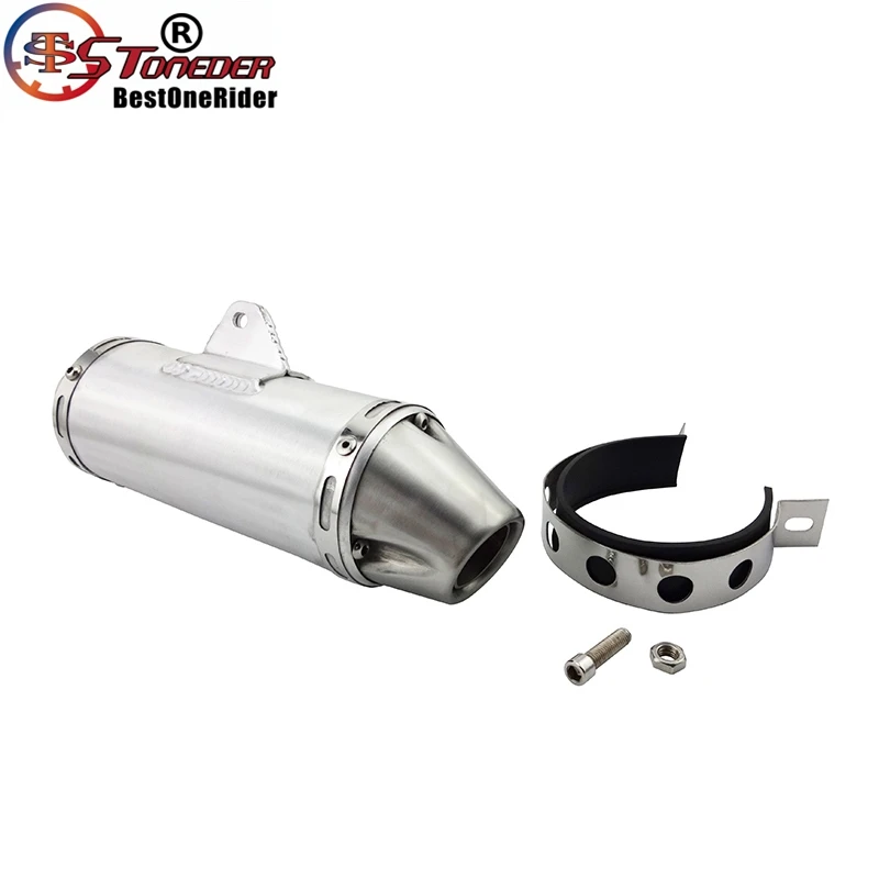 STONEDER 38 мм Глушитель T4 Стиль для 125cc 140cc 150cc 160cc 190cc CRF50 KLX110 для Dirt Pit Bike