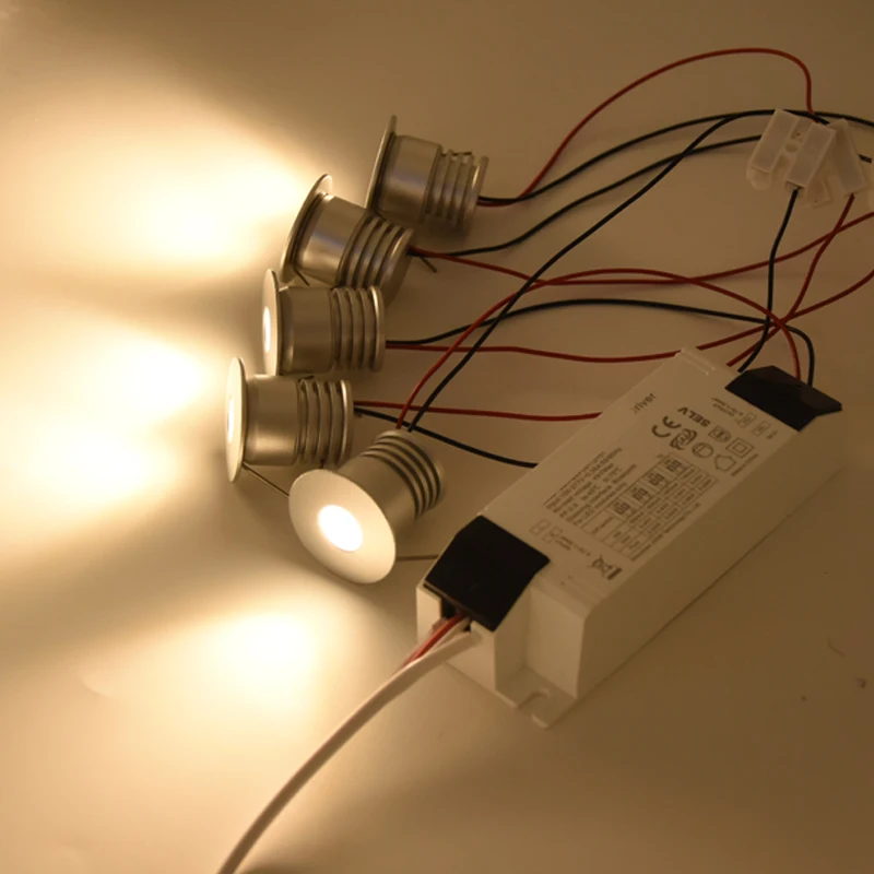 1W 2W 3W Mini LED Downlight Lamp + Tuya Wifi  APP Smart Driver Adapter House Cabinet Spot Lights Ceiling Google Home Lighting images - 6