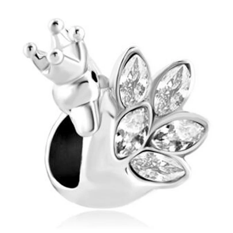 Бусины для изготовления ювелирных изделий. Лебединое животное амулет браслет из