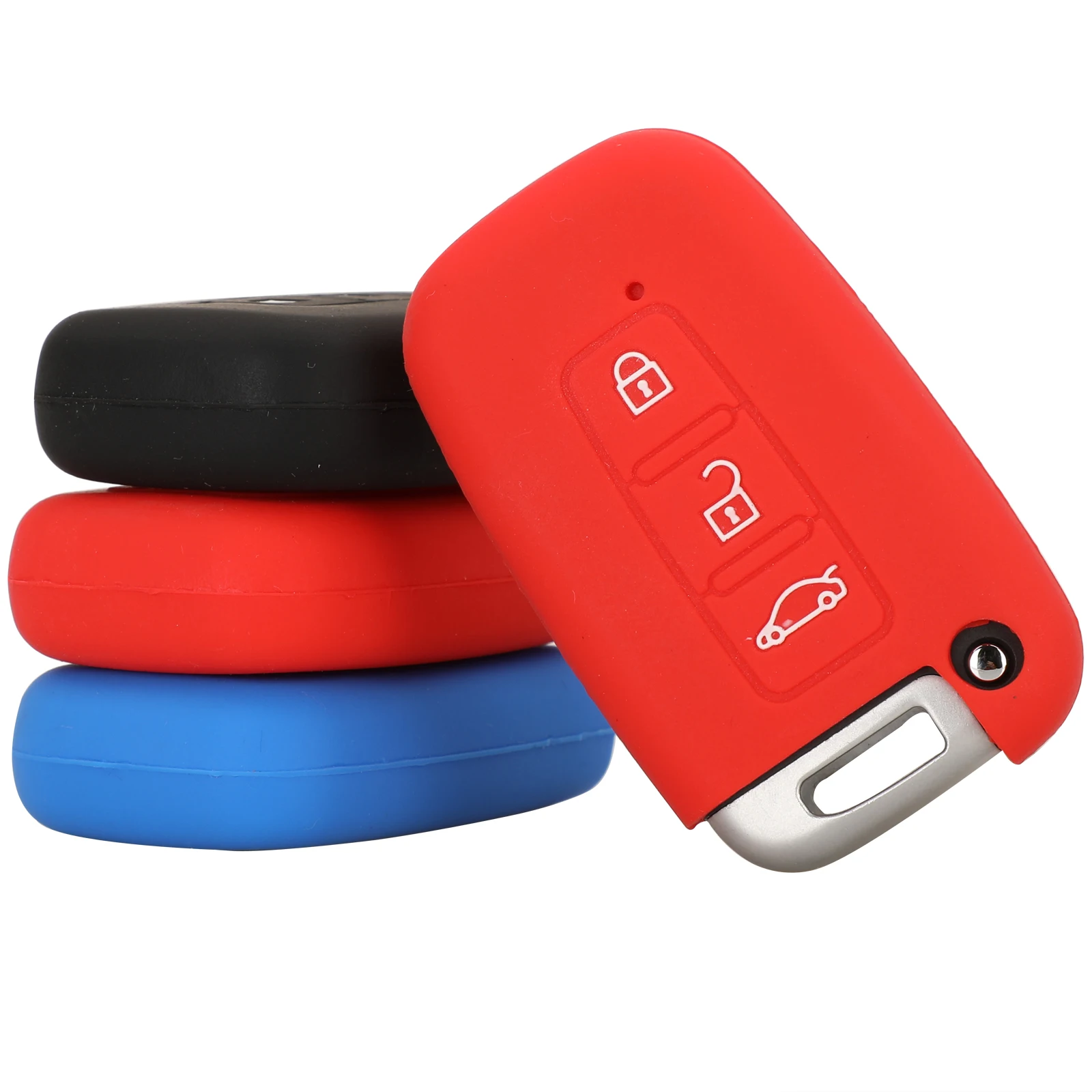 

Jingyuqin 10 шт. силиконовый чехол для ключа дистанционного управления для Hyundai Solaris HB20 Veloster SR IX35 Accent Elantra i30 3B