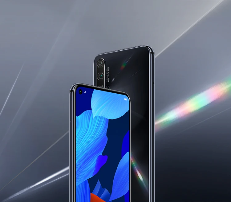 Оригинальный Huawei Nova 5T 6 ГБ + 128 Kirin 980 восемь ядер 26 &quotполноэкранный дисплей Android 9