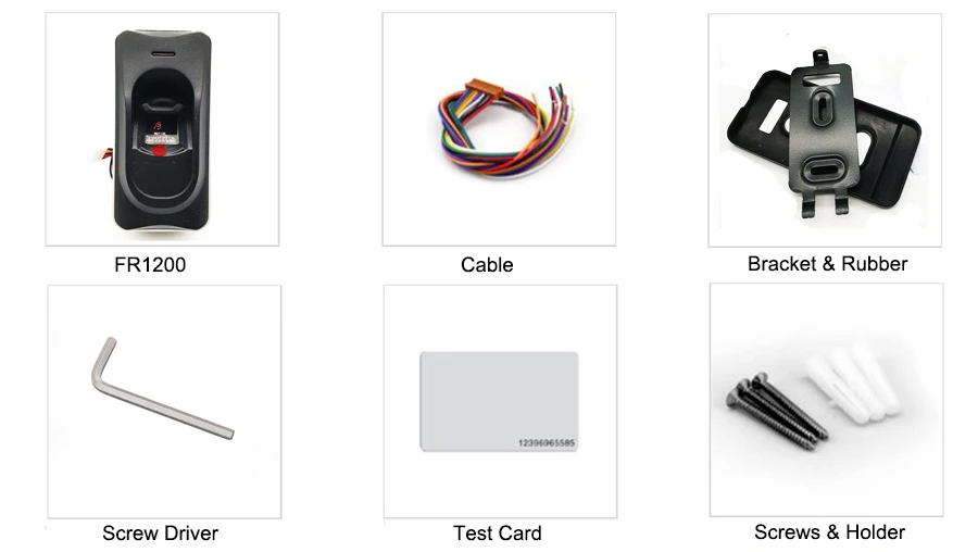 FR1200 для inbio160 inbio260 Inbio 460 F18 контроль доступа RS485 Rfid 125 кГц считыватель отпечатков пальцев