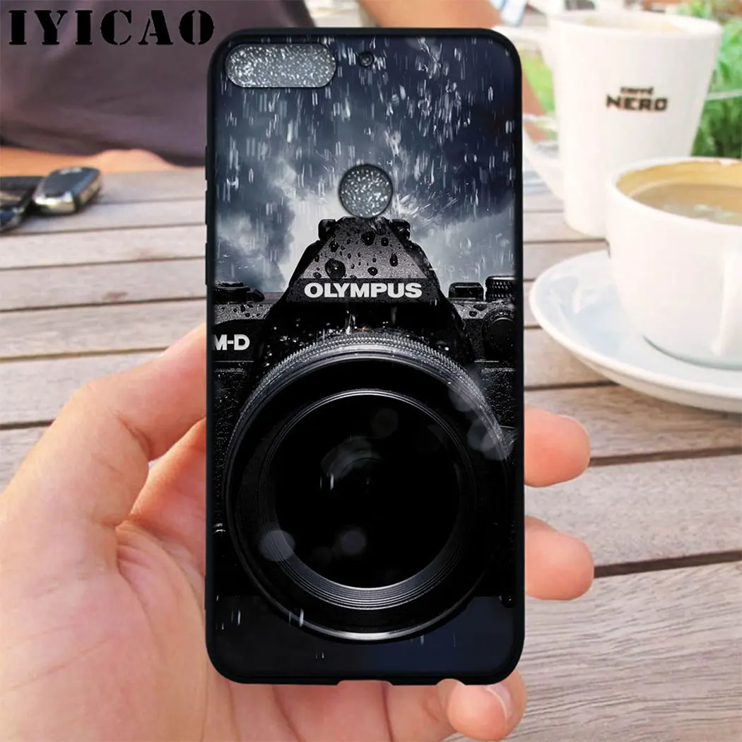 IYICAO камера мягкий чехол для мобильного телефона Huawei Honor 6a 7A 20 9X Pro 7C 7X 8X 8C 8 9 10 Lite