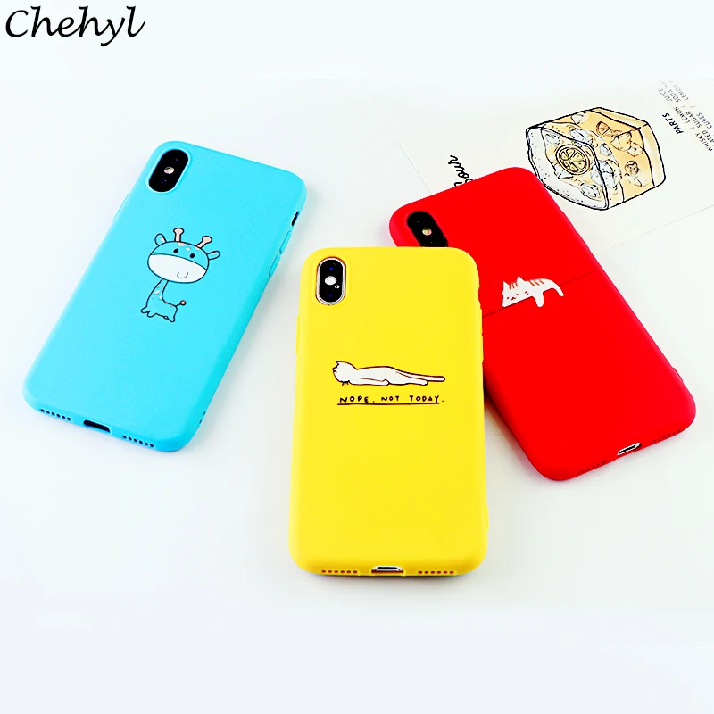 Fashion Phone Cases for iPhone 6s 7 8 11 Plus Pro X XS MAX XR Case Cute Animal Dog Soft Silicone Fitted Back Covers Accessories |