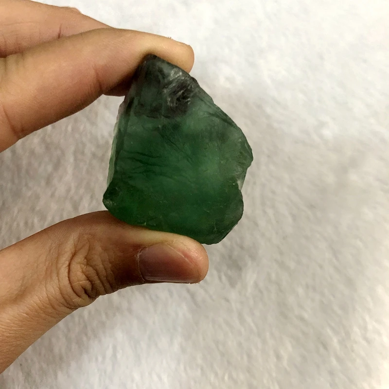 Sale 1Pcs Raw Green Fluorite Rough Stone Natural Healing stone Speciment For warping Cabbing Cutting Lapidary Approx40mm | Украшения и