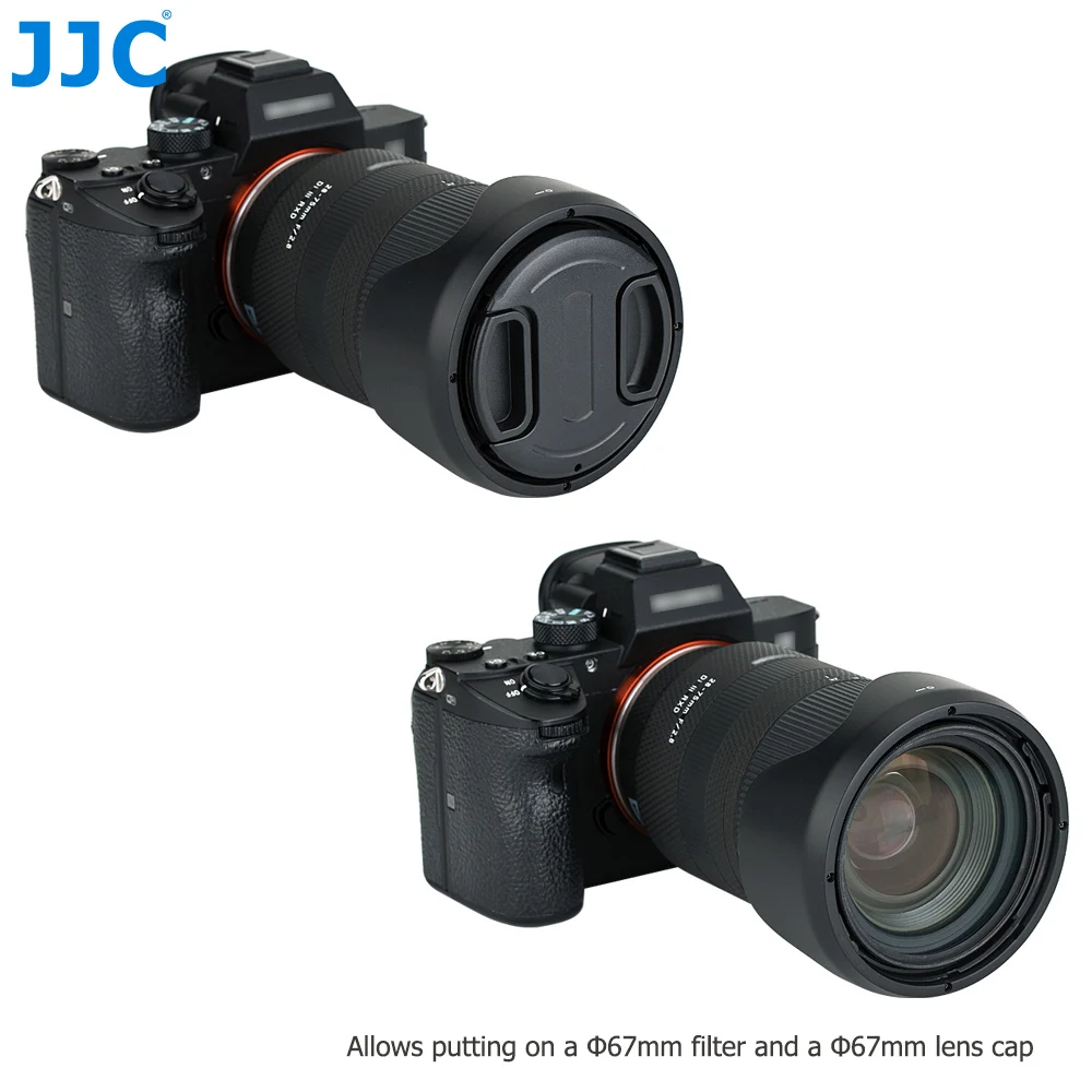 JJC Цветочная бленда для объектива Tamron 28 75 мм f/2 8 Di III RXD (модель: A036) Заменяет HA036 ABS