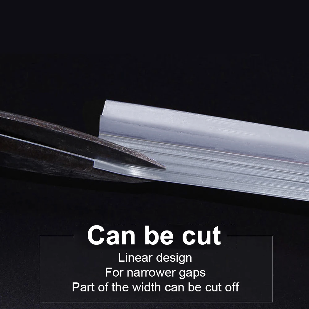 Уплотнительная лента для нижней части двери силиконовая резиновая