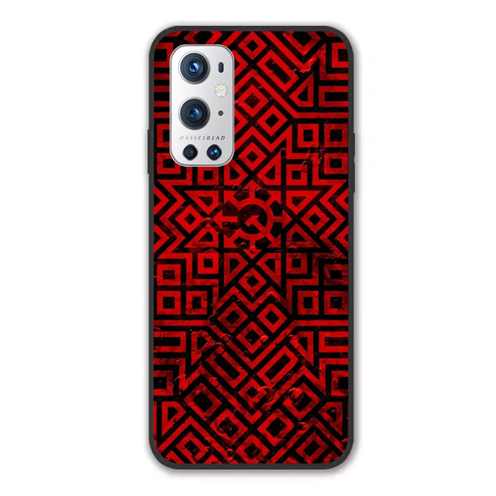 

For OnePlus Chaos Communism - Revolting Sun Soft TPU Border OnePlus 7 7T 7Pro 8 8T 8Pro 9 9Pro Case