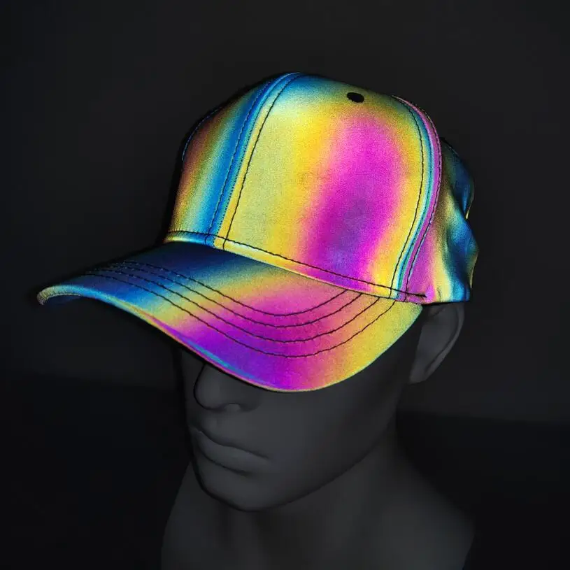 

2021 New luminous hat Men Women Unisex Adjustable Plain Cap sun visors for women Fluorescence Baseball Cap 2pcs/lot Sport hat