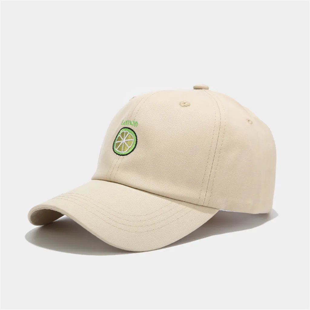 Unisex Baseball Caps Lemon Print Visors Hat Hip Hop Snapback Summer Outdoor Golf Hats Adjustable Cap Sun 2020 | Аксессуары для
