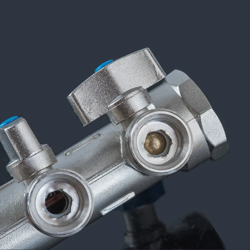 2 8 канальный напольный нагревательный коллектор распределительный для 20 мм