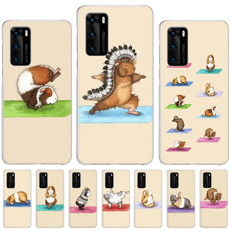 

Yoga Guinea Pigs Art Case For Samsung A51 A71 A52 A72 4G 5G Shockproof Cover For Galaxy A11 A12 A21S A22 A32 A42 Phone Coque