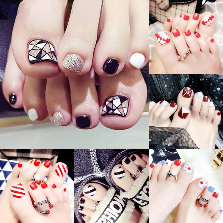 

24 шт./лист, наклейки для ногтей