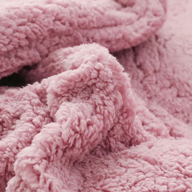 

Bonenjoy 3 pcs Coral Fleece Duvet Cover Set Fluffy Bed Covers Solid Color Quilt Cover Sets Winter Bedding Set Single/Queen Size
