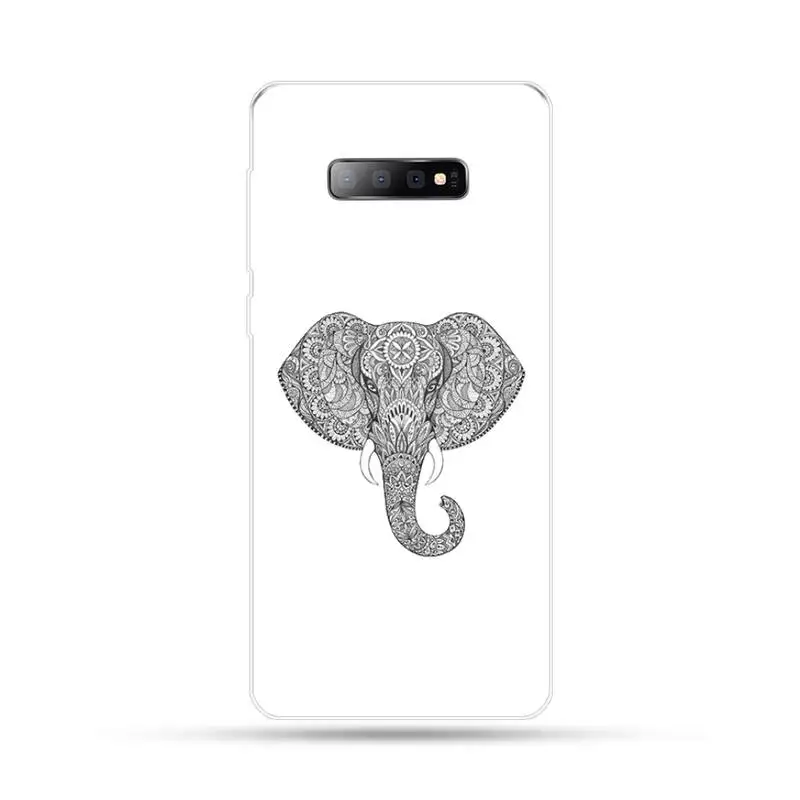 

Cool animal elephant giraffe Phone Case For Samsung Galaxy S5 S6 S7 S8 S9 S10 S10e S20 edge plus lite cover funda coque