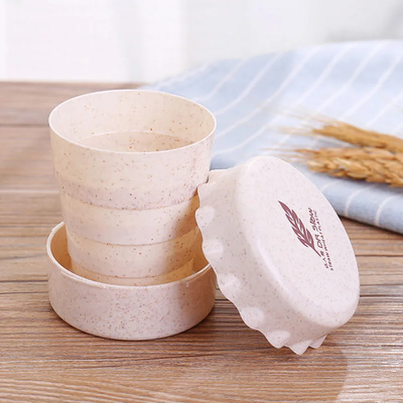 Новая портативная Выдвижная складная чашка с крышкой уличная телескопическая