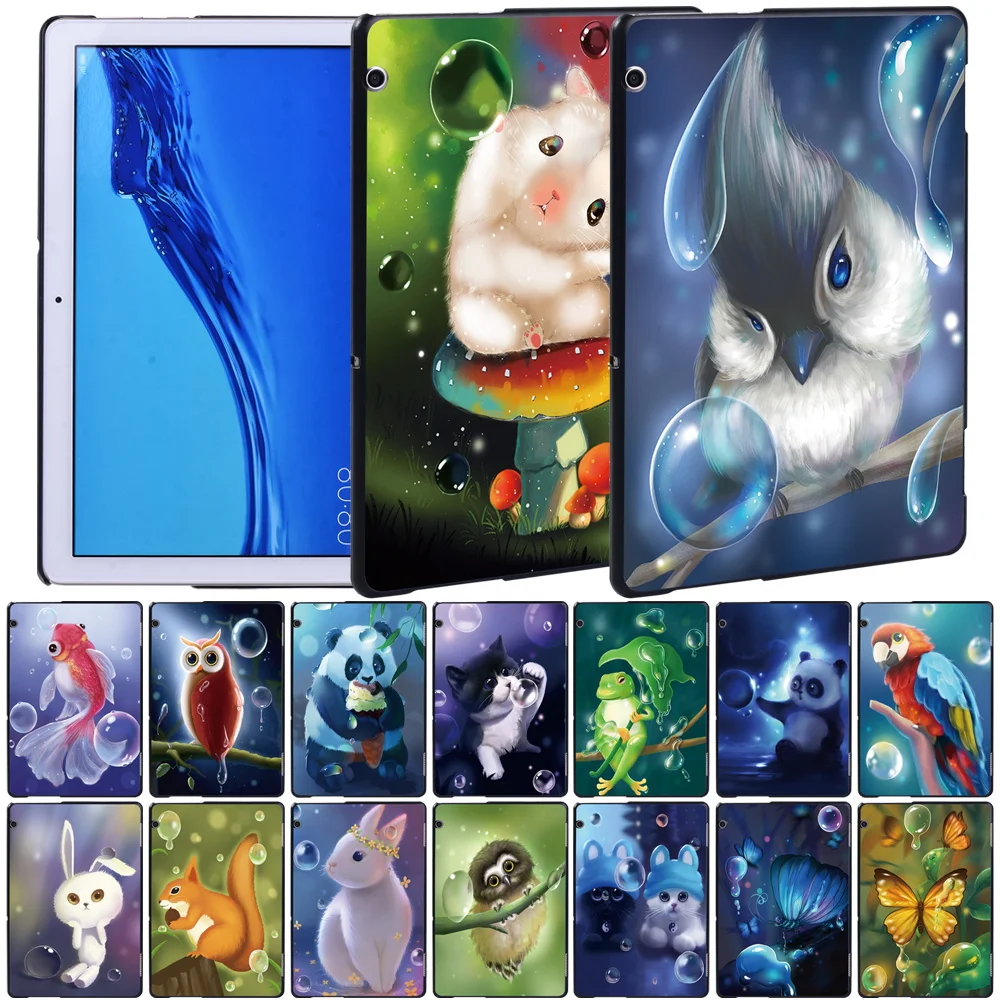 

For Huawei MediaPad T5 10 10.1 Inch/MediaPad T3 8.0/T3 10 9.6 Inch Tablet PC Ultra-thin Back Cover Protective Cover+ Stylus