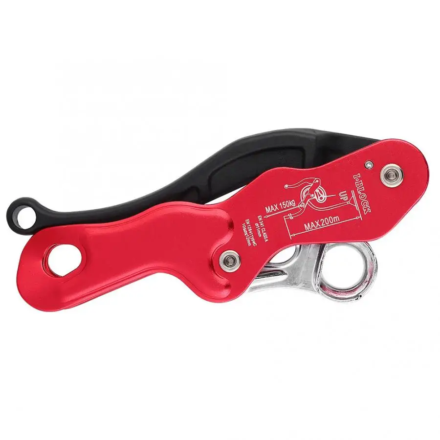 Карабин для альпинизма самостоятельное торможение стопорный трос зажим