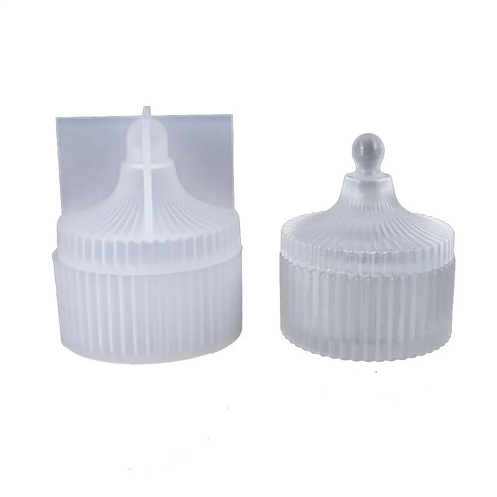 DIY Хрустальная эпоксидная форма круглая коробка для хранения ювелирных изделий с