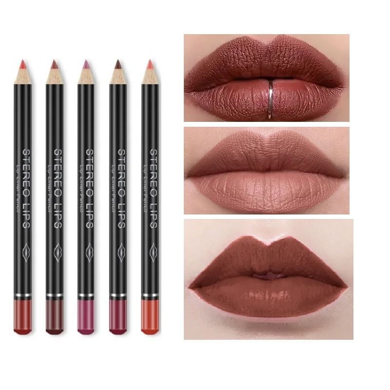 

Многофункциональный Карандаш-подводка для губ, стойкая Водонепроницаемая Косметика для макияжа глаз, красочная подводка для губ, макияж дл...