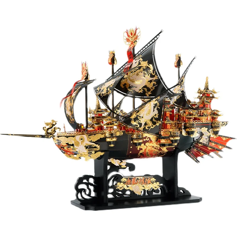 

3D metal model, toy boat, DIY birthday gift