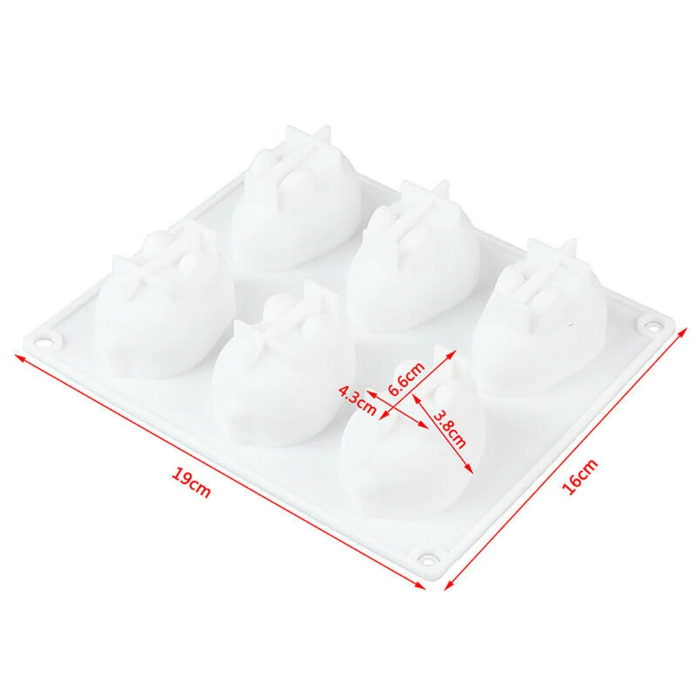 Силиконовая форма для выпечки муссов с кроликом 3D муссов|Формы тортов| |