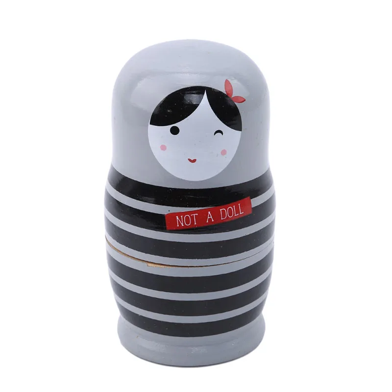 5 шт./компл. прекрасный Matryoshka деревянные куклы матрешка бабушка России ручной Краски для детей рождественские игрушки, подарки куклы для детей