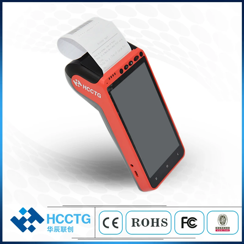 4G Смарт мобильный ручной андроид 7 0 Системы POS терминал PCI считыватель карт EMV NFC