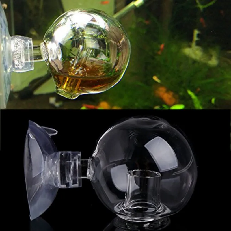 Aquarium CO2 Indicator Solution Fish Tank Liquid Test PH Term Monitor Bubble Counter For Plant | Дом и сад