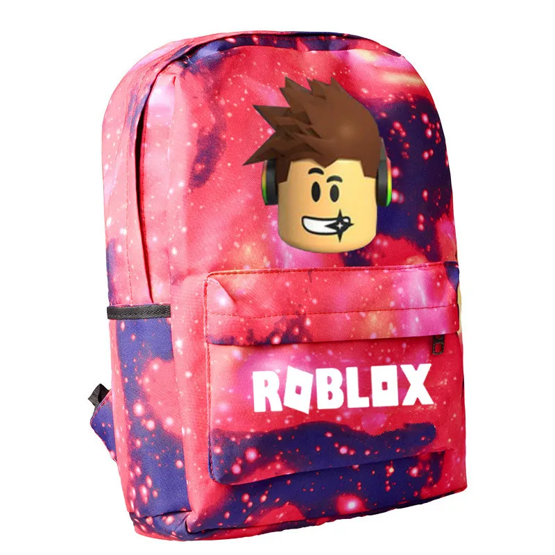 Красный Звездный Детский рюкзак для девочек roblox школьный с аниме подростков feminina
