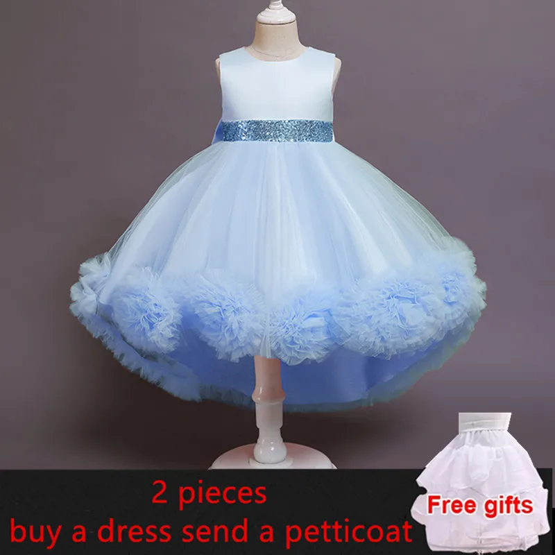 Элегантное Цветочное платье для девочек детское свадебвечерние с цветами сливы