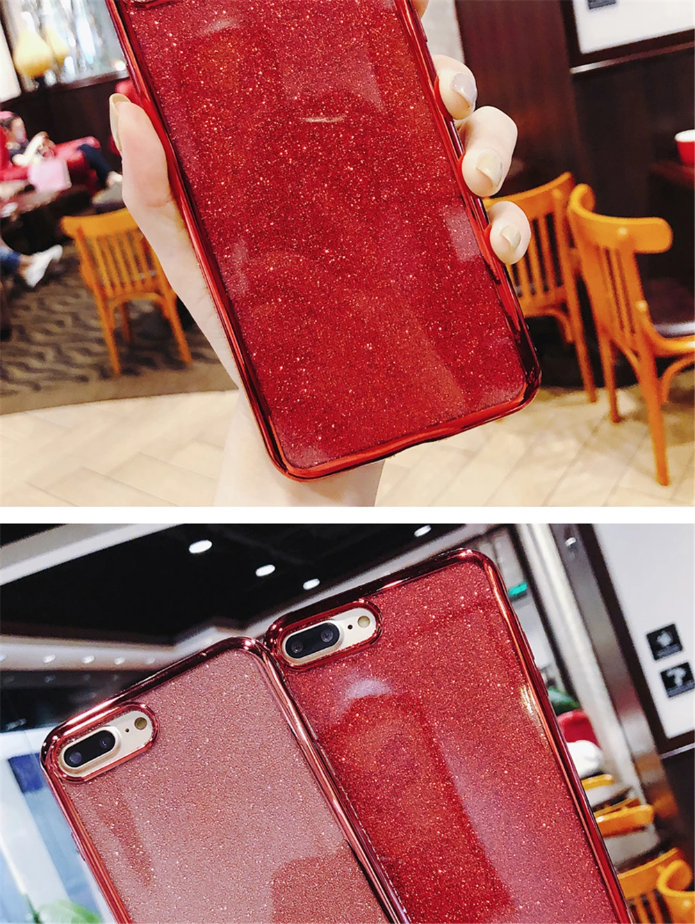 NFH Bling Rhinestone Бампер протектор чехол для iPhone 6 6S 7 8 Plus Модный Блестящий силиконовый задняя крышка Celular X на Xs XR XS Max