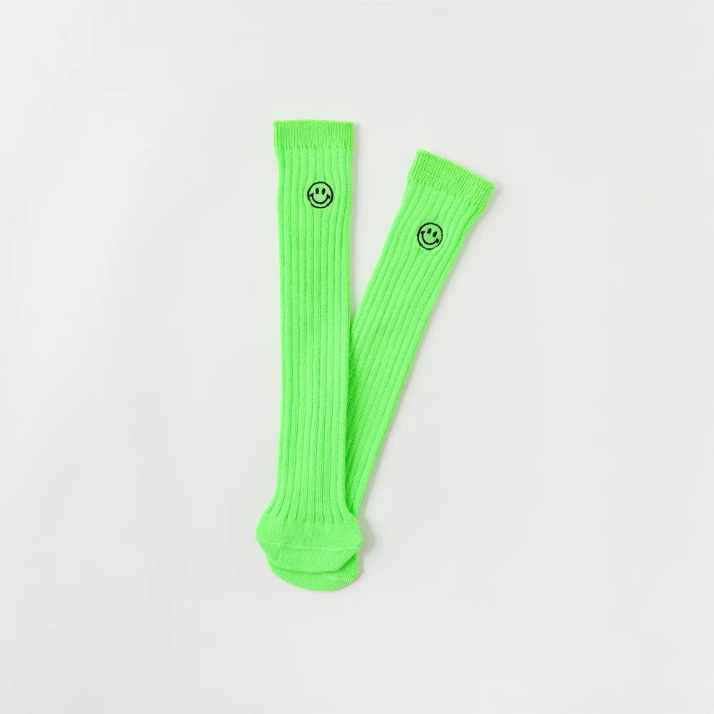 Детские эластичные длинные хлопковые носки на осень зиму От 4 до 8 лет для