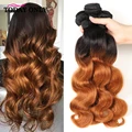 TODAY ONLY 1 3 4 Bundles Body Wave Bundles Ombre Hair Bundles Brazilian Hair Weave Bundles Remy Human Hair Extensions