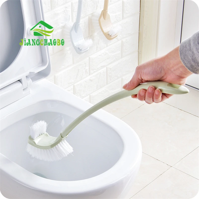 Пластиковая щетка для унитаза JiangChaoBo с длинной ручкой|Чистящие щетки| |