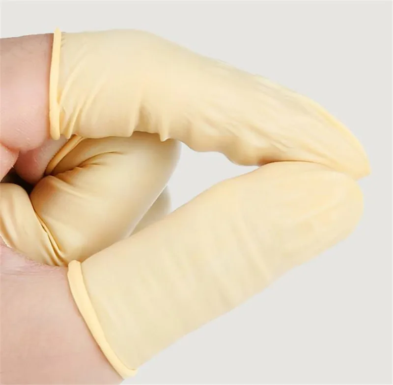 100 шт. силиконовых крышек для пальцев противоскользящая Защитная крышка