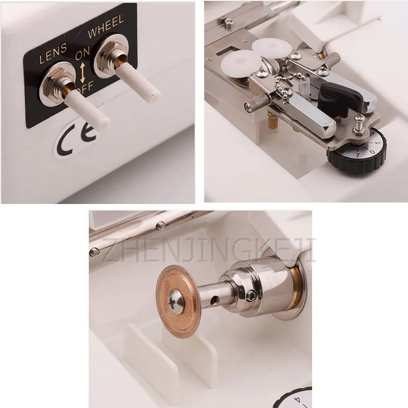 

Eyeglass Slotting Machine High-power Low Noise Motor Half Frame Glasses Slotted Wire Drawing Machine Automatic Slotting Equipmen