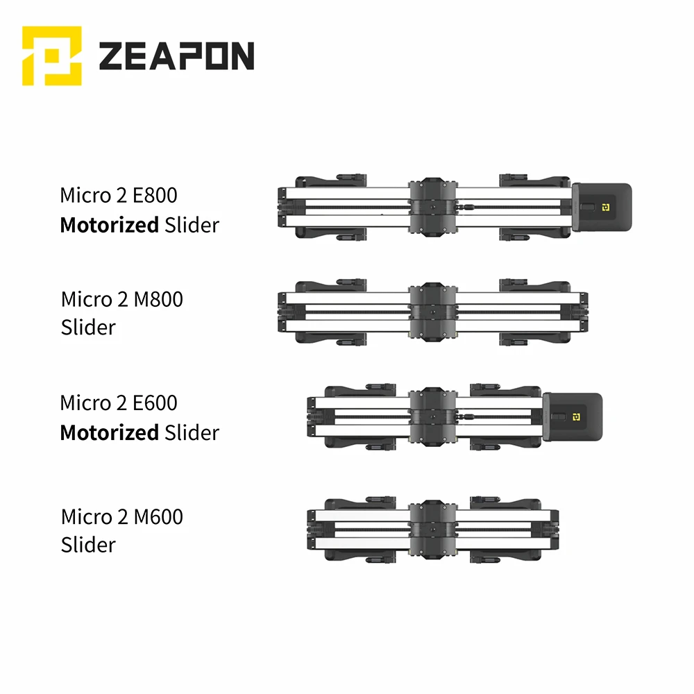 Слайдер Zeapon Micro 2 E600 E800 M600 M800 DSLR ультратихий моторизованный ползунок для камеры с