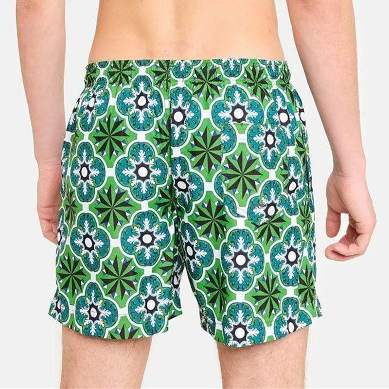 

SONDR 2021 summer new men's beach pants loose casual shorts 3D print quarter beach pants