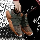 Мужские повседневные кроссовки LVYIKANG, светильник камуфляжные кроссовки на плоской подошве, на шнуровке, удобная обувь для весны и осени