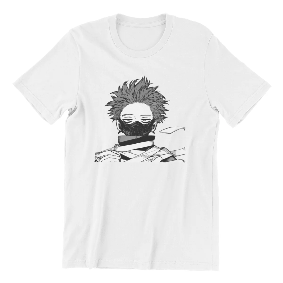 Футболки большого размера с принтом Hitoshi Shinsou, манга, анми, моя геройская академия, бесплатная доставка, 129614