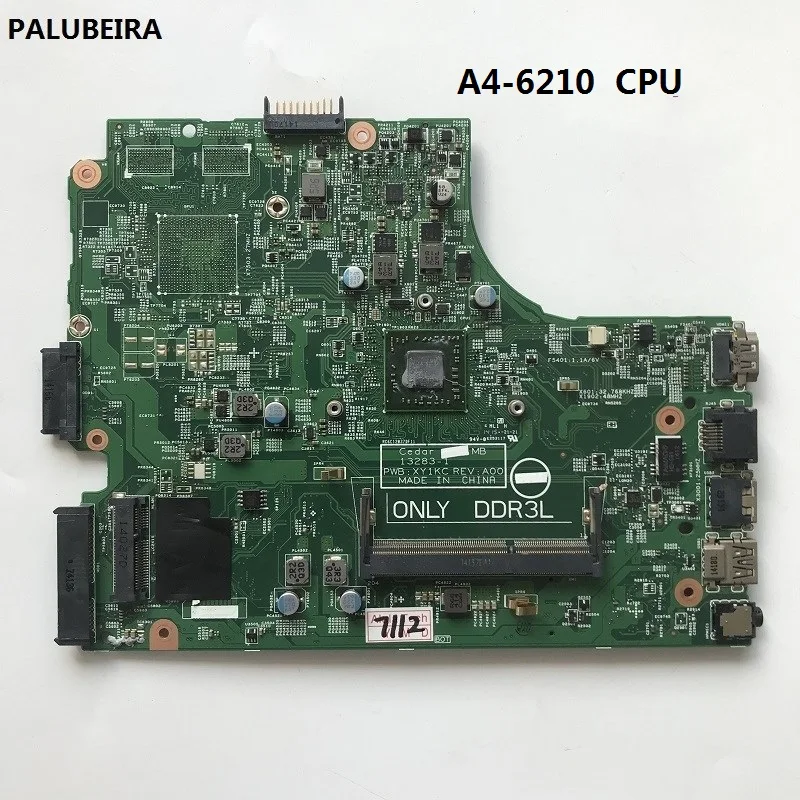 PALUBEIRA 13283-1 CN-03F7WK 3F7WK For DELL 3541 3441 3442 3542 Laptop Motherboard with A4-6210 CPU Processor DDR3L Full Tested | Компьютеры