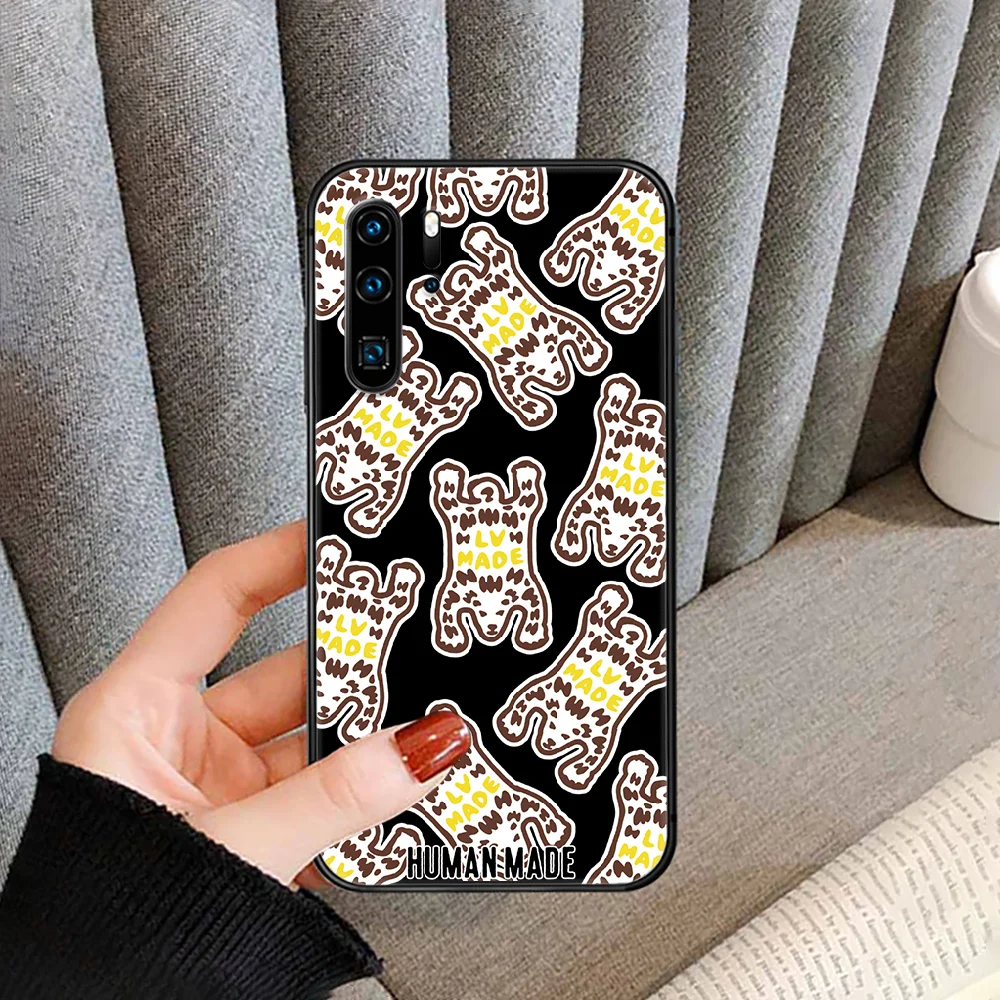 

Human Made Brand Nigo Phone Case Cover For Huawei P Mate Smart 10 20 30 40 Lite Z 2019 Pro Black black Funda Tpu Etui Soft Coque
