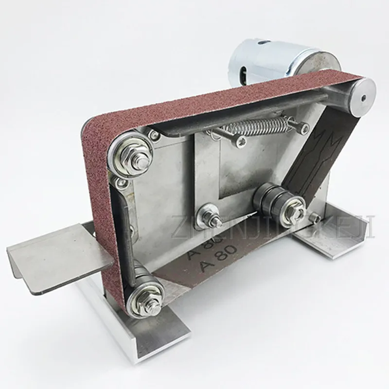 Маленький шлифовальный станок шлифовальная лента настольный полировальный