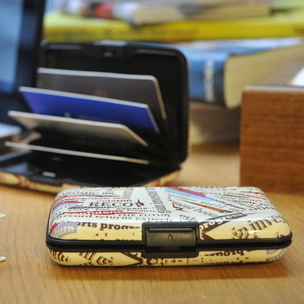 

Biggdesign Magazine Metal Lid Business Card Holder