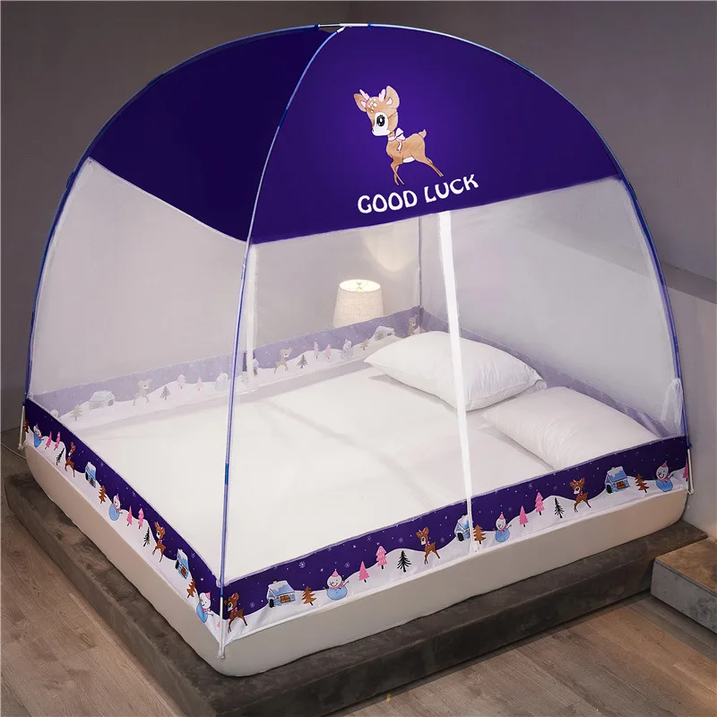

Yurt Mosquito Net Anti-insect Dust-proof Roof Portable Folding Mosquito Net Suitable for 1.8m Bed 1.5m Household 1.2m