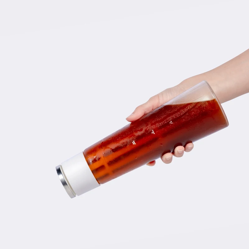 Конус для холодного приготовления льда 600 мл чашка кофе матовый стеклянный