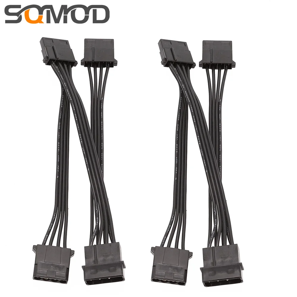 Компьютерный кабель IDE один точечный три источника питания большой 4-контактный